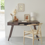 Solid mango wood desk 120 cm - Image 4