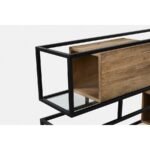 Antique Brass and Glass Bookcase - Image 2