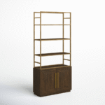 Geliyo Acacia Wood Bookcase