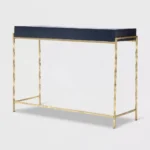 Ikkaya Blue and Gold Console Table - Image 3