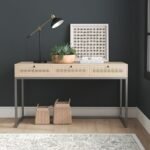 Noland Mango Wood White Wash Desk