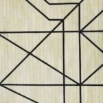 Bone Inlay Black Geometric Sideboard - Image 3