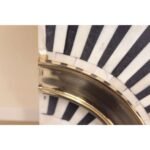 Bone Inlay Geometric White Cabinet - Image 3