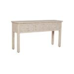 Bone Inlay Pink Lattice Hall Table - Image 3