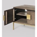 Bold Acacia Wood Tv Unit - Image 2