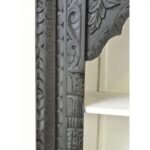 Jhrokha Carved Mango Wood Bookcase - Image 5
