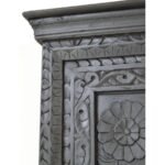 Jhrokha Carved Mango Wood Bookcase - Image 4