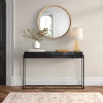 Black Rock Wooden Console Table