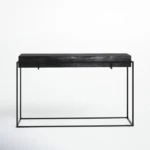 Black Rock Wooden Console Table - Image 4