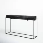 Black Rock Wooden Console Table - Image 2
