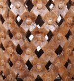 Sirohi Solid Wood Side Table in Walnut Finish – Handcrafted Sheesham Wood Accent Table - Image 5