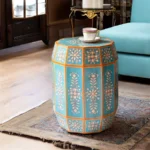 Hand Painted Mango Wood Coffee Table