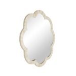 Handmade Bone Inlay Mirror Frame | Floral Inlay Wall - Image 2