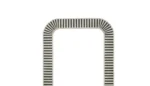 Black Striped  Bone Inlay Mirror - Image 2